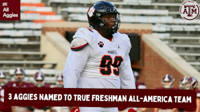 Episode image for Three Aggies Named To ESPN's True Freshman All-America Team