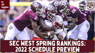 Episode image for Aggies Football SEC Spring Ranking Gives Little Hope