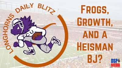 Episode image for Texas Longhorns Daily Blitz - 9/30/21 - Frogs, Growth, And A Heisman BJ?