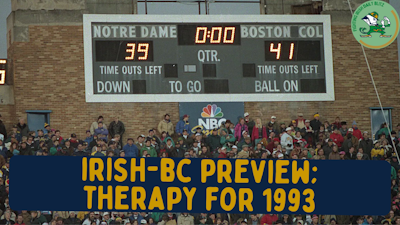 Episode image for #FightingIrish - #BostonCollege Preview | Therapy for 1993