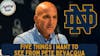 Episode image for Five Things I Want to See From New #NotreDame AD Pete Bevacqua | #FightingIrish Daily Blitz
