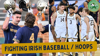 Episode image for Premiere Episode! Fighting Irish CWS Baseball and Notre Dame Hoops