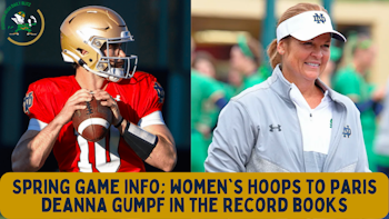#FightingIrish Spring Game | Women's Hoops to Paris | Deanna Gumpf in the Record Books