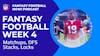 Fantasy Football Week 4: Matchups, DFS Stacks & Locks