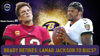 Episode image for #TomBrady Retires | #Ravens Trade #LamarJackson to #Buccaneers?