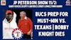 Episode image for JP Peterson 11/2: Bucs Prep for Must-Win vs. Texans | Bobby Knight Dies | Gary Koch | Scott Carter (@GatorsScott) | Corey Long (@CoreyLong) | Timm Hamm (@IndyCarTim)