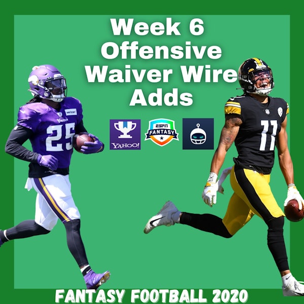 Week 6 Offensive Waiver Wire Adds