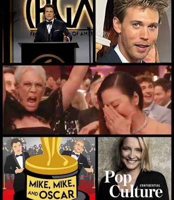 338:  The narratives, the scandals, the surprises! The awards season year in review & everything leading up to Oscar 2023! With Mike Barone of 'Mike, Mike, and Oscar'