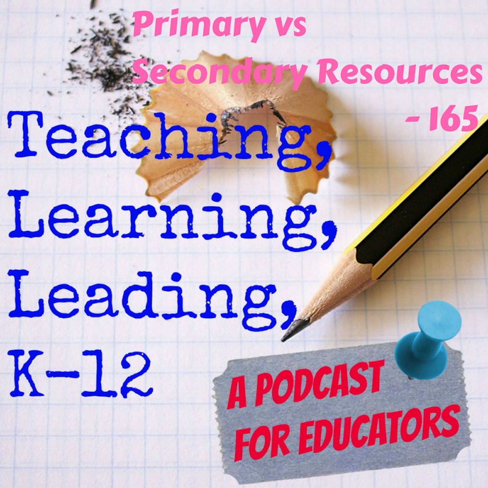 Primary vs Secondary Resources - 165