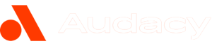Audacy podcast player logo