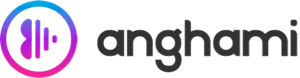 Anghami podcast player logo