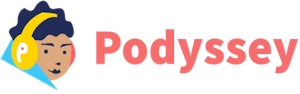 Podyssey podcast player logo