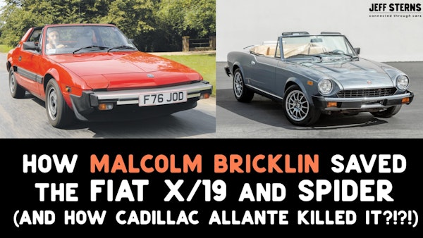 Fiat X/19 and Spider and how Cadillac Allante killed them in USA!