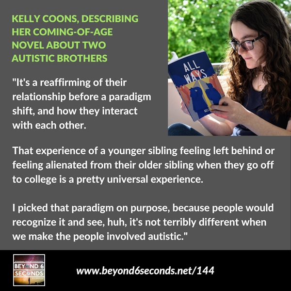 Autistic coming-of-age stories – with Kelly Coons