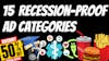 15 Recession-Proof Advertiser Categories