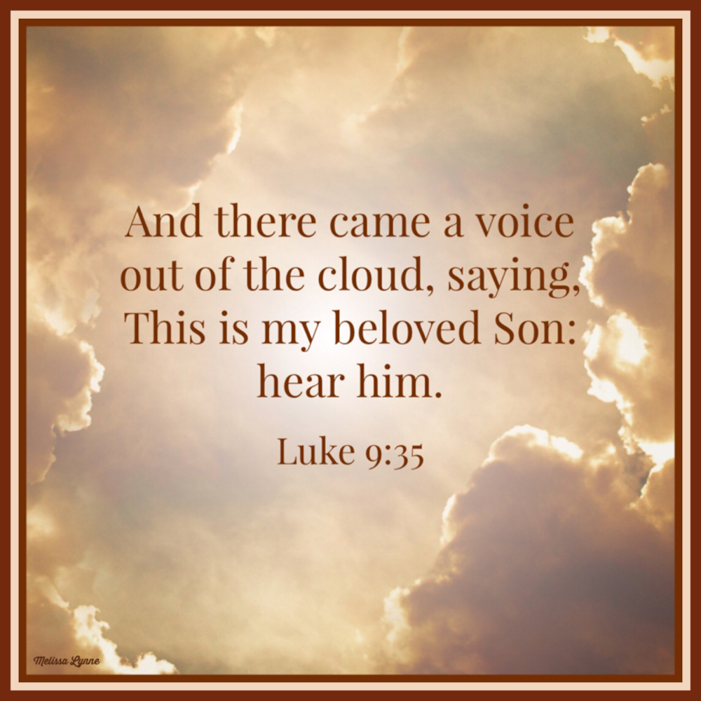 This is My Beloved Son: Hear Him
