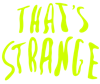 That’s Strange Logo