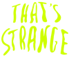 That’s Strange Logo
