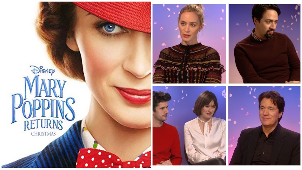128:Emily Blunt, Lin-Manuel Miranda, Emily Mortimer, Ben Whishaw,Rob Marshall 'Mary Poppins Returns'