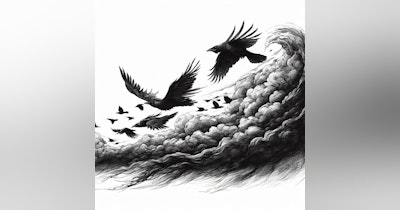 image for Sky Full of Crows; A Poem for Edgar Allan Poe's Birthday