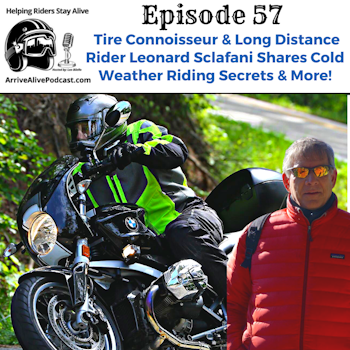 Skilled Long Distance Rider, Leonard, tells you how to ride in the cold and how he chooses tires!