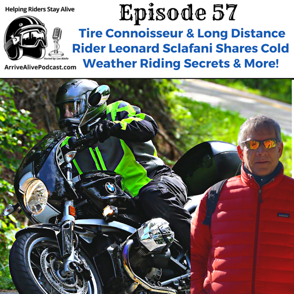 Skilled Long Distance Rider, Leonard, tells you how to ride in the cold and how he chooses tires!