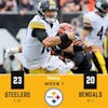 Steelers Get A Wild Win 23-20 In OT Against The Bengals.
