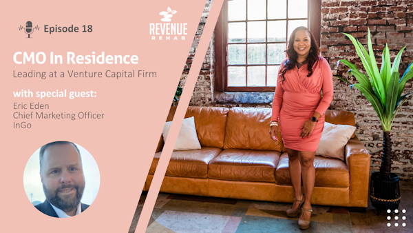 CMO In Residence: Leading at a Venture Capital Firm