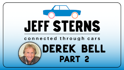 Episode image for DEREK BELL Part2. Le Mans 24 and Sun Bank 24 winner! Steve Mcqueen consultant. Ford V. Ferrari