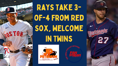 Episode image for JP Peterson Show 6/6: #Rays Take 3-of-4 From #RedSox, Welcome In #Twins