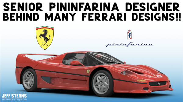Maurizio Corbi: Ferrari F355, 456, 550, F40, F50, California | Pininfarina senior designer talks with Jeff!!
