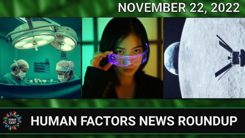 Human Factors Weekly News (11/22/22)