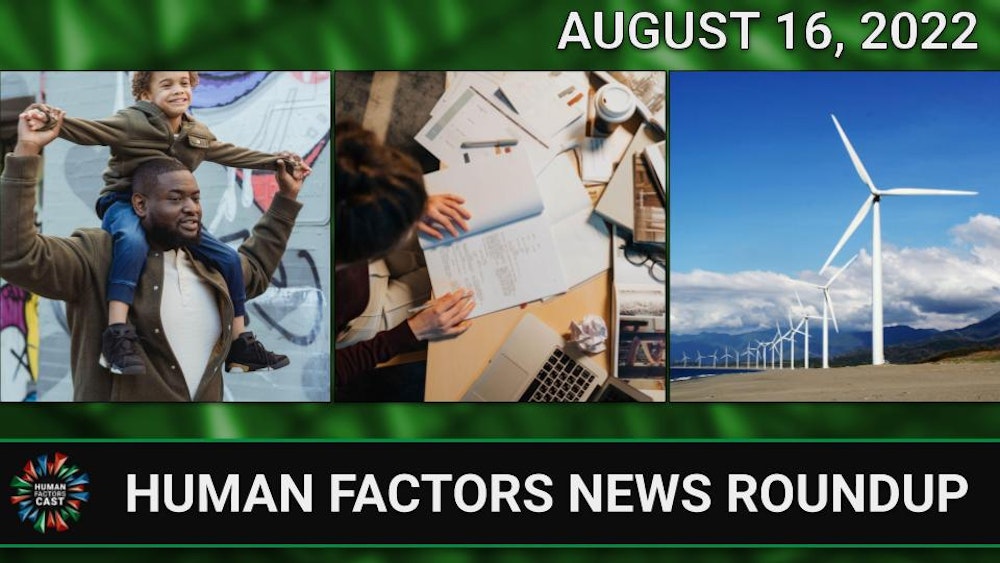 Human Factors Weekly News (08/16/22)