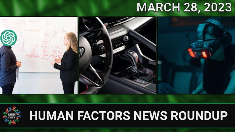 Human Factors Weekly News 28MAR2023