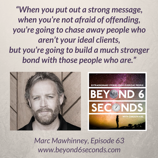 Episode 63: Marc Mawhinney – How to bounce back from adversity and deal with haters (explicit)