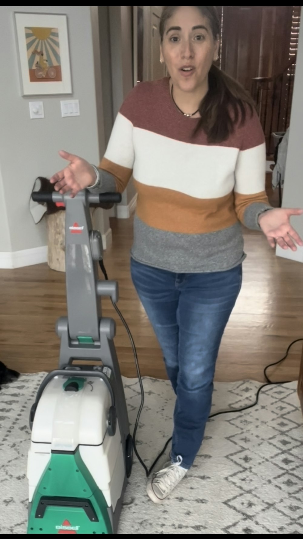 Recommended Products By Real Life Momz featuring the Bissell Big Green Carpet Cleaner
