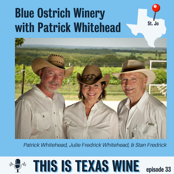 Patrick Whitehead of Blue Ostrich Winery