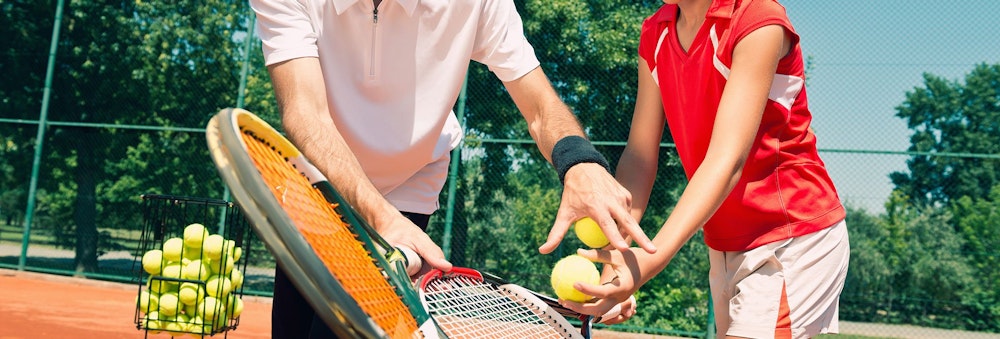 Building confidence in young tennis players