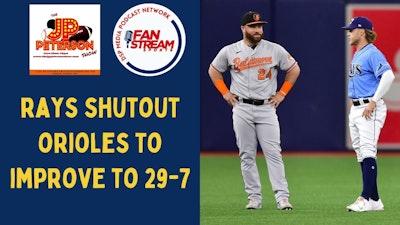 Episode image for JP Peterson Show 5/9: #Rays Shutout #Orioles To Improve To 29-7