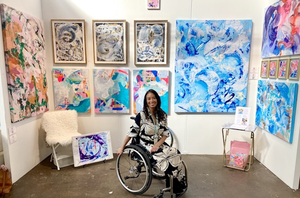Artist Aimee Hofmann's Uplifting Pivot To Abstract Painting After Paralysis