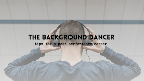 THE BACKGROUND DANCER Newsletter Signup