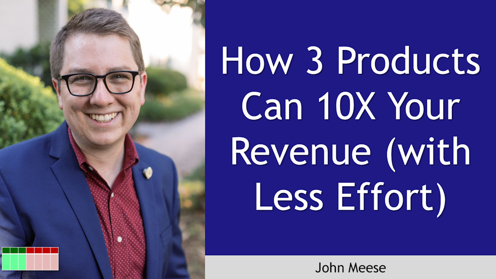 155. How 3 Products Can 10X Your Revenue with John Meese