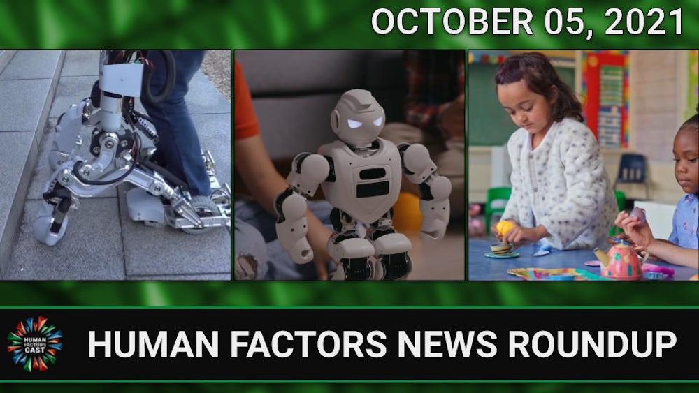 Human Factors Weekly News (10/05/21)