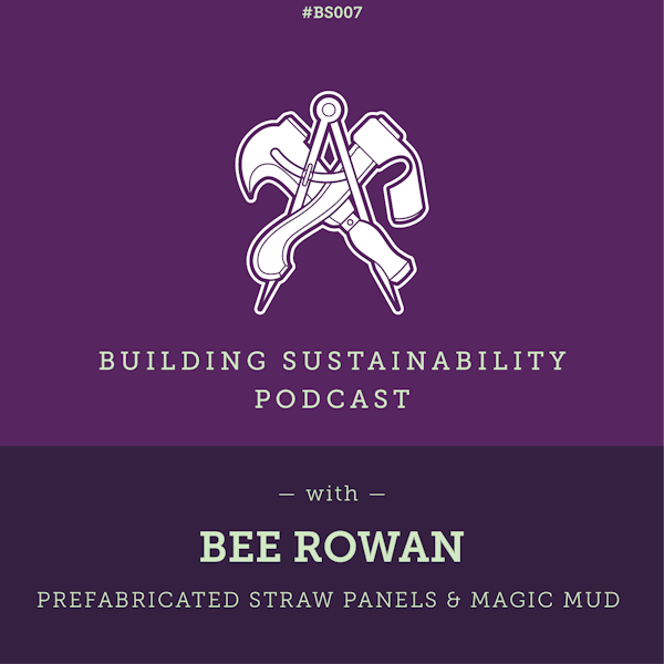 Prefabricated straw panels & magic mud - Bee Rowan - BS007