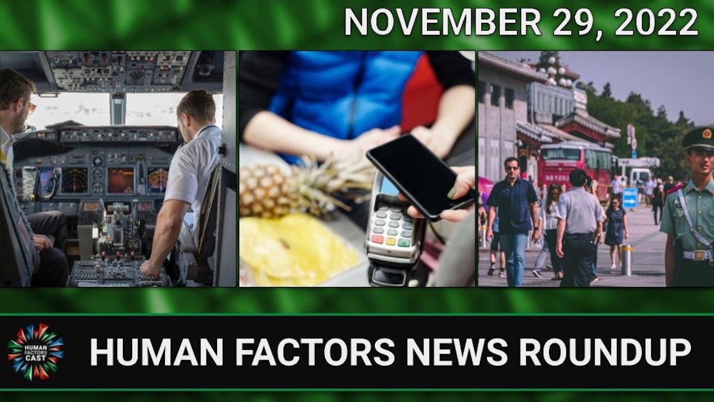 Human Factors Weekly News (11/29/22)