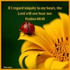 If I Regard Iniquity in My Heart