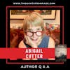 Q & A with Abigail Cutter, Author of LONG SHADOWS