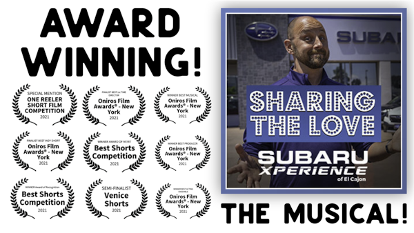 SHARING THE LOVE- THE AWARD WINNING MUSICAL CREATED BY A (WAIT FOR IT) CAR DEALER