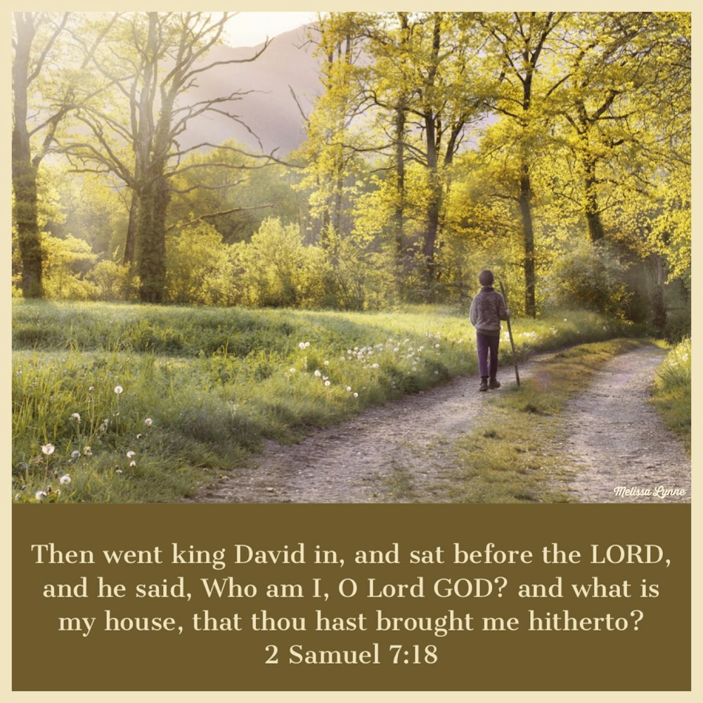 Then Went King David In, and Sat Before the LORD
