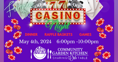 image for Rolling the Dice for a Good Cause: Community Garden Kitchen Hosts Casino Night in Fairview